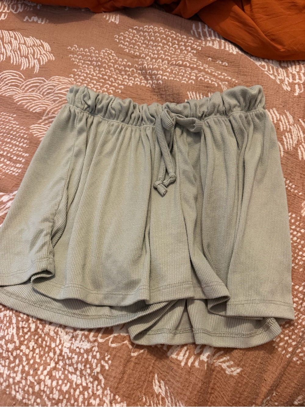 Poof! Sage Green Ruffle Skort